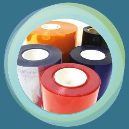 PVC and PVDC film rolls